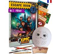 Kalanka- Escape Game Harry Magique 5 À 12 Ans Chasse Au Trésor Enfant Anniversaire + Décoration Thème Sorcier Version Française (6 À 25 Joueurs)