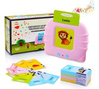 KALANKA-Espagnol Cartes Flash parlantes Jouets d'apprentissage pour Les Tout-Petits de 1-6 Ans, 112 Feuilles 224 Mots, Jouets éducatifs audibles, ressource d'apprentissage préscolaire Jouet interacti