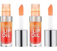 Kalanka-Essence Cosmetics Hydra Kiss Lip Oil Huile À Lèvres, Humidifiant - Hydratant, Protecteur, Avec Huiles, Sensation De Rosée (4ml) (Lot De 2)
