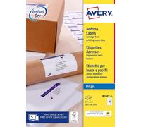 Kalanka-Étiquettes Autocollantes Blanches 315 Pièces 63,5 X 38,1 Mm J8160-15 - Feuille A4, Imprimante Jet D'encre, Format Compact, Papier Fsc, Compatible Mon Timbre En Ligne