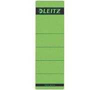 Kalanka-Étiquettes Self Adhesive Pour Classeurs À Levier Couverture Papier Et Dos 80 Mm, Large, Court, 61,5 X 192 Mm, Papier, 16420055, Vert, Lot De 10 Étiquettes