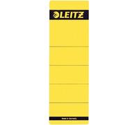Kalanka-Étiquettes Self Adhesive Pour Classeurs À Levier Couverture Papier Et Dos 80 Mm, Large, Court, 61,5 X 192 Mm, Papier, 16420015, Jaune, Lot De 10 Étiquettes