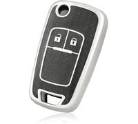 Kalanka-Etui Cles Coque De Clé Pour Opel Chevrolet Aveo Cruze Corsa Mokka Adam Astra Zafira Insignia Trax Spark Protecteur Clé Voiture Couverture Clé Accessoire Voiture Clé À Télécommande, Noir