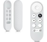 KALANKA-Étui Compatible avec Google Chromecast 2020 4K / Chromecast 2022 HD Coque - Coque télécommande TV en Silicone - Gris