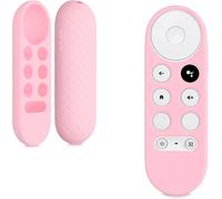 KALANKA-Étui Compatible avec Google Chromecast 2020 4K / Chromecast 2022 HD Coque - Coque télécommande TV en Silicone - Rose Ancien