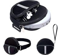 KALANKA-Etui Lecteur CD Portable, étanche, avec Bandoulière Réglable, Pochette pour Lecteur CD avec 3 Compartiments