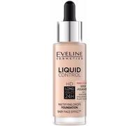 Kalanka-Eveline Cosmetics Liquid Control Hd Maquillage Liquide À La Niacinamide ¿ 025 Light Rose Maquillage Hydratant Longue Durée Avec Acide Hyaluronique Et Collagène Végétalien ¿ 32 Ml