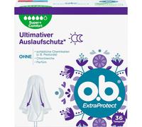 Kalanka-Extraprotect Super + Comfort Lot De 36 Tampons Pour Les Jours Très Forts, Technologie Dynamic Fit Et Ailes De Protection Supplémentaires Pour Jusqu'à 100% De Protection Contre Les Fuites Pend