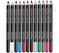 Kalanka-Eyeliner Kajal Set - 12 Couleurs Assorties Crayons Eyeliners Naturels Mat De Longue Durée, Eye Makeup Liner Pencil