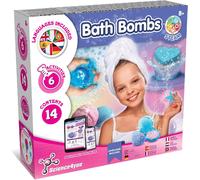 KALANKA-Fabrique Bombe de Bain pour Enfants: Création Boule de Bain, 6 Expériences Scientifiques Enfants, Jeux Éducatif de Sciences, Coffret de Boule de Baignoire pour Fille & Garçon 7 8 9 10+ Ans