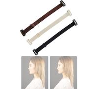 Kalanka-Face Lift Tape 3 Pièces Lift Visage Autocollants Invisible Ascenseur Visage Autocollants Face Facelift Patch Bandes Et Kit De Bandes Pour La Femme Anti-Âge¿Ceinture Simple Noir & Abricot & Ma