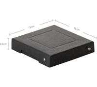 Kalanka-Falken - Réf. 22001728000f - Purebox - 1 Boîte De Rangement Avec Couvercle - Emballage Cadeau - Sans Plastique - Format A6 - Hauteur 25 Mm - Poignée Découpée - Entourée D'un Ruban - Couleur N