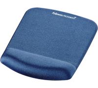 KALANKA-FELLOWES - Tapis de Souris - Repose Poignet PlushTouch¿ - Mousse Mémoire de Forme - Bleu - 1 Unité