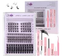 Kalanka-Fenshine Kit D'extensions De Cils Individuels 3d Wispy À Faire Soi-Même, Pour Un Usage Personnel À La Maison (Kit De Cils 3d, Mélange De 10 À 16 Mm)
