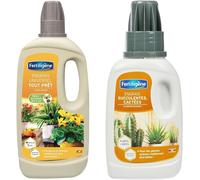 KALANKA-FERTILIGENE FUPAL1 - Engrais Liquide Universel 1 L - Plantes plus belles en 7 jours & FECA250 - Engrais Liquide Succulentes, Cactées 250ml -Des plantes plus vertes en 7 jours