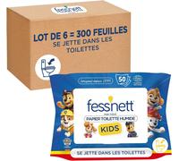 Kalanka-Fess'nett Papier Toilette Humide Kids 50 Pièces 1 Unité (Lot De 6)