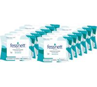 Kalanka-Fess'nett - Papier Toilette Humidifi¿¿ - Sensitive - 50 Pi¿¿Ces - Hygi¿¿Ne Et Confort - Ultra Doux Et R¿¿Sistant - Parfait Pour Peaux Sensibles - Usage Facile - Lot De 12