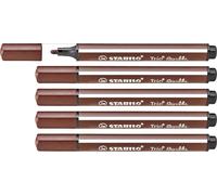 KALANKA-Feutre de coloriage - Trio Scribbi- Lot x 5 feutres - marron