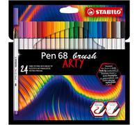 KALANKA-Feutre pinceau Pen 68 brush - Etui carton ARTY x 24 feutres dessin à pointe pinceau - gamme ARTY
