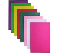 Kalanka-Feutrine Loisir Creatif, Tissu De Feutre 2 Mm D'épaisseur, 8 Pièces 20x30cm Feuilles De Feutre Rigide, Feutrine De Couleur Pour L'artisanat(Série Rose Vert)
