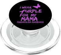 Kalanka-Fibromyalgia Awareness I Wear Purple For My Mama Popsockets Popgrip Pour Magsafe
