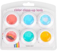 KALANKA-Filtre Couleur Gros Plan, Filtre Flash Flash pour Appareil Photo enfichable pour Mini 7S / 8/8 + / 9(2 Creux + 4 Couleurs Solides)