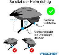 Kalanka-Fischer Casque De Vélo Pour Enfant Fairy Xs/S - 48-54 Cm - Rose - Avec Feu Arrière Led Intégré