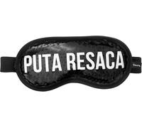 Kalanka-Fisura - Masque Yeux Froid ""P*Ta Resaca"". Masque Froid Noir Pour Les Yeux Gonflés Et Les Cernes. Masque En Gel Pour La Nuit. 18,5 Cm X 9 Cm
