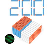 Kalanka-Fléchettes Nerf 200 Pièces 7.2cm Mousse Recharge De Fléchettes Pour N-Strike Mega Elite Blasters Pistolet Jouet
