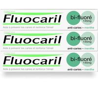 Kalanka-Fluocaril - Dentifrice Anti-Caries Bi-Fluoré 145mg - Arôme/Goût Menthe - Email Renforcé Et Dents Fortes - Aide À Prévenir Les Caries, Haleine Fraîche (Lot De 3x 75ml)