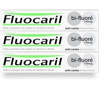 Kalanka-Fluocaril - Dentifrice Anti-Caries Bi-Fluoré 145mg - Email Renforcé Et Dents Fortes - Aide À Prévenir Les Caries Et Restaurer La Blancheur Naturelle (Lot De 3x 75ml) (L'emballage Peut Varier)