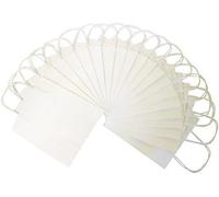 KALANKA-folia 21200 \u2013 Lot de 20 Sacs en Papier Kraft \u2013 12 x 5,5 x 15 cm \u2013 Blanc \u2013 pour Bricolage, décoration et Cadeau