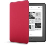 Kalanka-Forefront Cases Étui Pour Kobo Glo Hd (Et Kobo Touch 2.0) (Modèle: 2015) - Mince Et Léger, Fonction Automatique Veille/Réveil Intelligente Étui, Coque (Housse) De Protection - Rouge