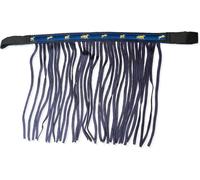 Kalanka-Frange Mouche Pour Cheval - Masque Anti-Mouches Avec Franges Et Fermeture - Pour Shetty, Pony, Cob, Demi-Sang (Cob), Bleu