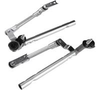 Kalanka-Frankberg Lot De 2 Liaisons D'essuie-Glace Sans Moteur Avant Gauche Droite Compatible Avec T.O.U.R.A.N 1t1 1t2 1.4l 1.6l 1.9l 2.0l 2003-2006 Remplace # 1t0955601a