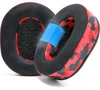 Kalanka-Freeze Blackshark - Coussinets En Gel De Refroidissement Pour Razer Blackshark V2 Et V2 Pro 2020-2022 (Ne Convient Pas Au Modèle 2023) Par Wicked Cushions Red Camo
