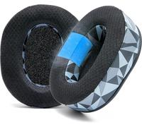 Kalanka-Freeze Blackshark - Coussinets En Gel De Refroidissement Pour Razer Blackshark V2 Et V2 Pro 2020-2022 (Ne Convient Pas Au Modèle 2023) Par Wicked Cushions Geo Grey