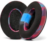 KALANKA-Freeze - Coussinets de Remplacement en Gel de Refroidissement en Tissu Hybride - Compatible avec HyperX Cloud, Steelseries Arctis, ATH M50X - Confortable et Frais Plus Longtemps Speed Racer