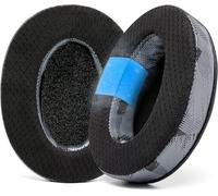 KALANKA-Freeze - Coussinets de Remplacement en Gel de Refroidissement en Tissu Hybride - Compatible avec HyperX Cloud, Steelseries Arctis, ATH M50X - Confortable et Frais Plus Longtemps Anthracite