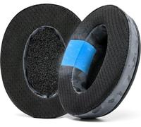 KALANKA-Freeze - Coussinets de Remplacement en Gel de Refroidissement en Tissu Hybride - Compatible avec HyperX Cloud, Steelseries Arctis, ATH M50X - Confortable et Frais Plus Longtemps Black Camo