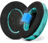 KALANKA-Freeze - Coussinets de Remplacement en Gel de Refroidissement en Tissu Hybride - Compatible avec HyperX Cloud, Steelseries Arctis, ATH M50X - Confortable et Frais Plus Longtemps Speedracer