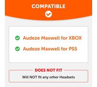 KALANKA-Freeze Maxwell \u2013 Coussinets de Rechange en Gel rafraîchissant pour écouteurs Audeze Maxwell par Wicked Cushions \u2013 Améliore Le Confort, la durabilité et l'épaisseur Ivory Tide