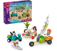 KALANKA-Friends Chiens surfeurs et Aventures en Scooter - Jeu de Construction pour Les Filles dès 6 Ans - Jouet interactif avec 2 Mini-poupées et 2 Corgis Miniatures 42641