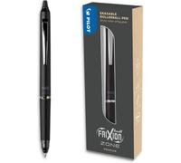 Kalanka-- Frixion Ball Zone Noir En Coffret Cadeau - Stylo Rétractable Effaçable Premium À Encre Thermosensible - Stylo Roller Rechargeable Et Ergonomique - Encre Noire - Pointe Moyenne
