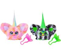KALANKA-FURBY Furblets Fierce & Fabulous, Pack de 2 Peluches électroniques, Rose (Pink), Vert (Green)