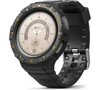 Kalanka-Fusion-X Guard Compatible Avec Bracelet Samsung Galaxy Watch 5 Pro 45mm Coque Protection Antichoc Robuste - Black (Yellow Index)