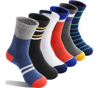 Kalanka-Garçon Sport Chaussettes Running Chaussettes Compression Coton Respirant Cadeau Chaussettes Enfants 6 Paires De Chaussettes Jungle Kids
