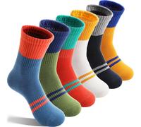 Kalanka-Garçon Sport Chaussettes Running Chaussettes Compression Coton Respirant Cadeau Chaussettes Enfants 6 Paires De Chaussettes Jungle Kids