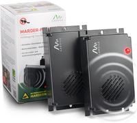 Kalanka-Gardigo® Anti Martre Voiture Lot De 2 ¿ Répulsif Ultrason Anti Fouine, Rongeurs Pour Moteur, Garage, Grenier ¿ Sans Fil À Piles ¿ Facile À Installer, Sans Danger Pour Animaux ¿ Testé & Approu