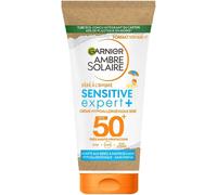 Kalanka-Garnier Ambre Solaire - Bébé À L'ombre Sensitive Expert+ - Lait Solaire Bébé Fps 50+ - Protège Des Uva & Uvb, Uva Longs - Résiste À L'eau - Céramides - Vegan - Dès 6 Mois - Peaux Claires - 50